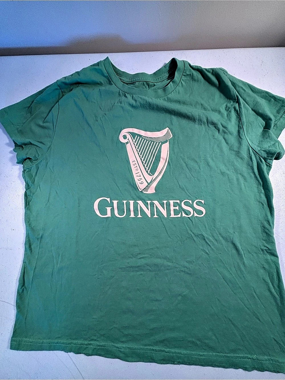 Guinness Good Time For A Guinness Graphic Tee Green Large